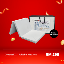 Generasi Z 3" Foldable Mattress
